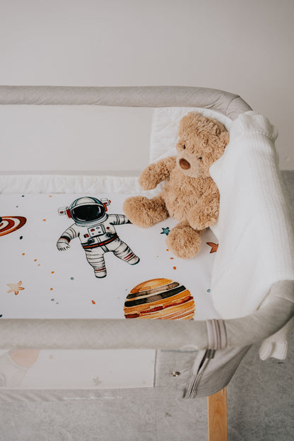 Co-Sleeper Waterproof Sheet - Space Jam