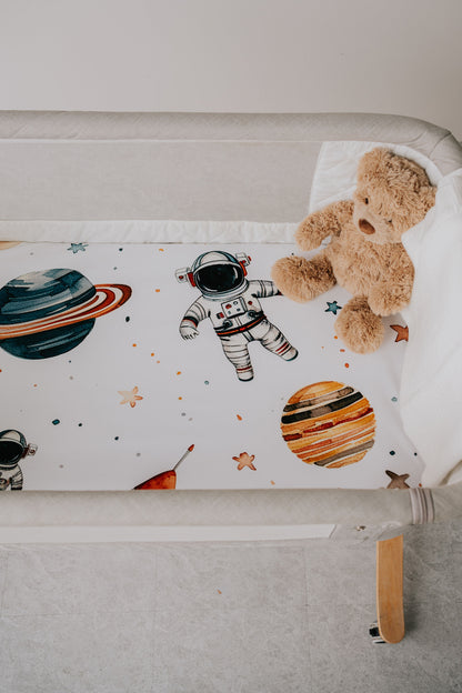 Co-Sleeper Waterproof Sheet - Space Jam