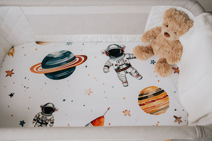 Co-Sleeper Waterproof Sheet - Space Jam
