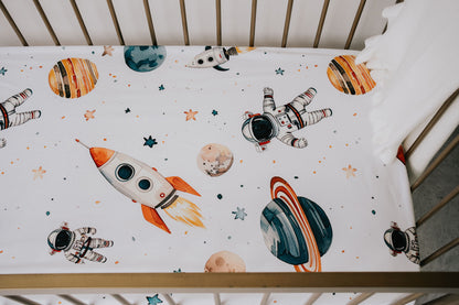 Waterproof Cot Sheet - Space Jam