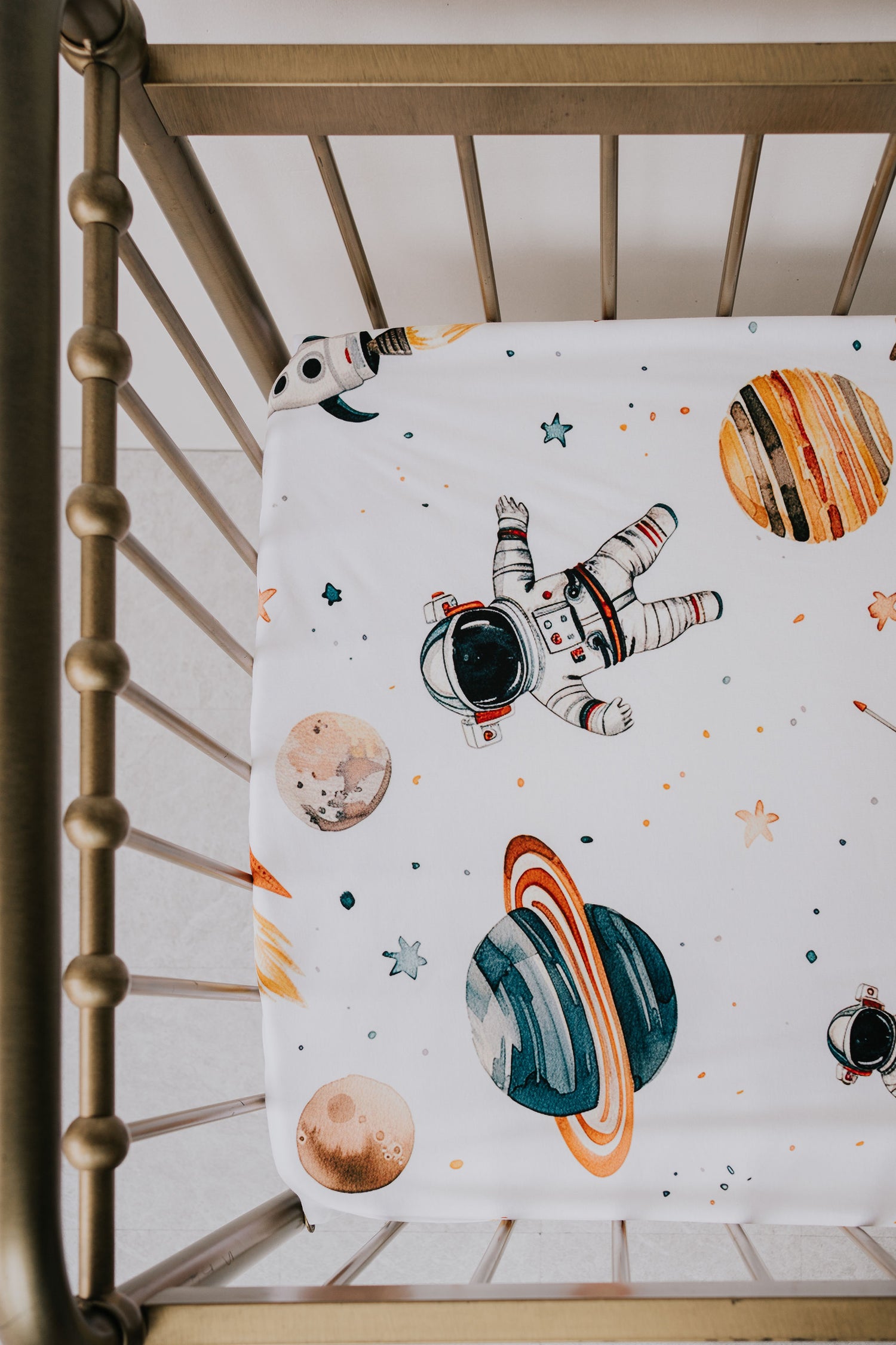 Waterproof Cot Sheet - Space Jam