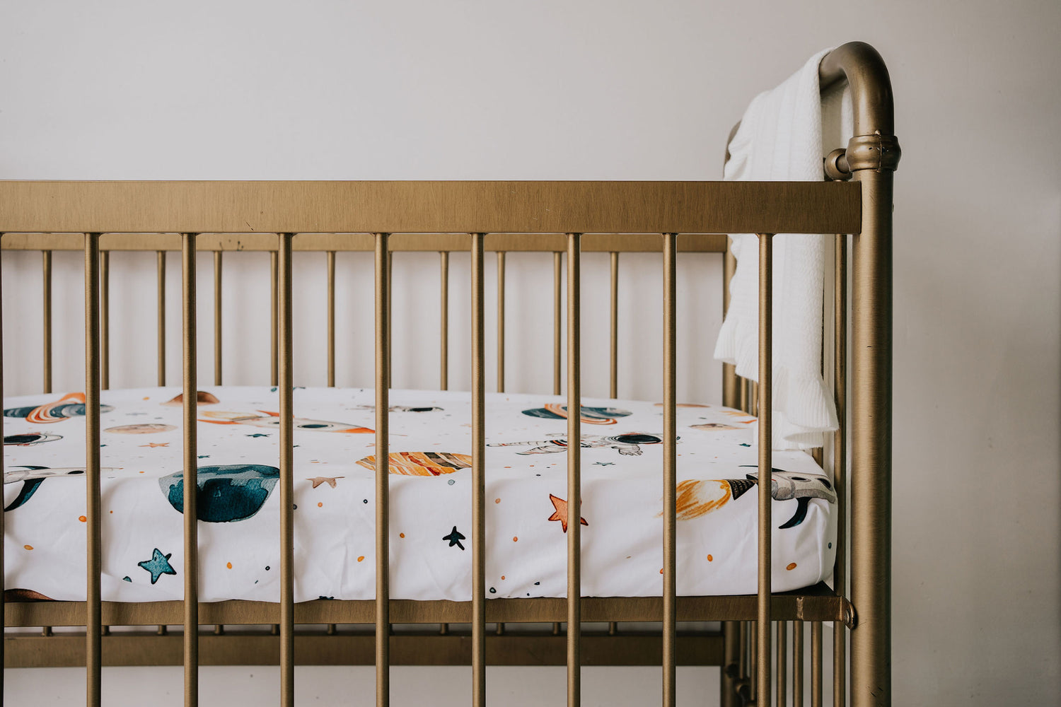 Waterproof Cot Sheet - Space Jam