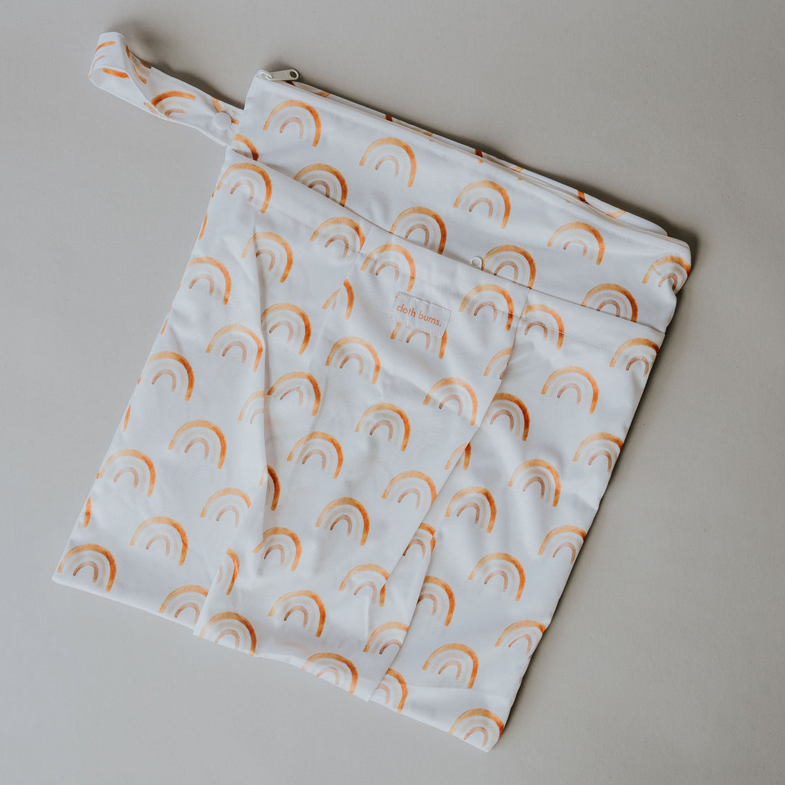 Large Double Pocket Wet Bag - Rainbow Riot