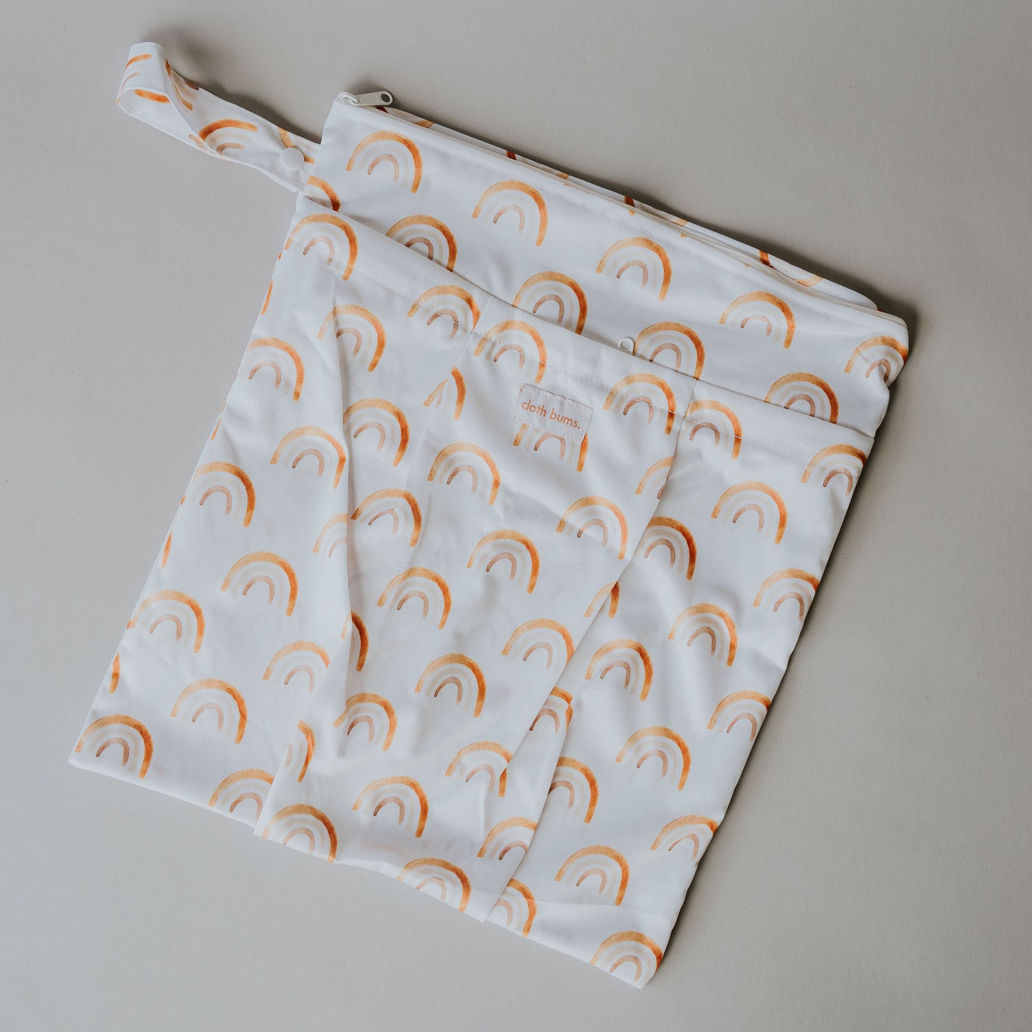 Large Double Pocket Wet Bag - Rainbow Riot