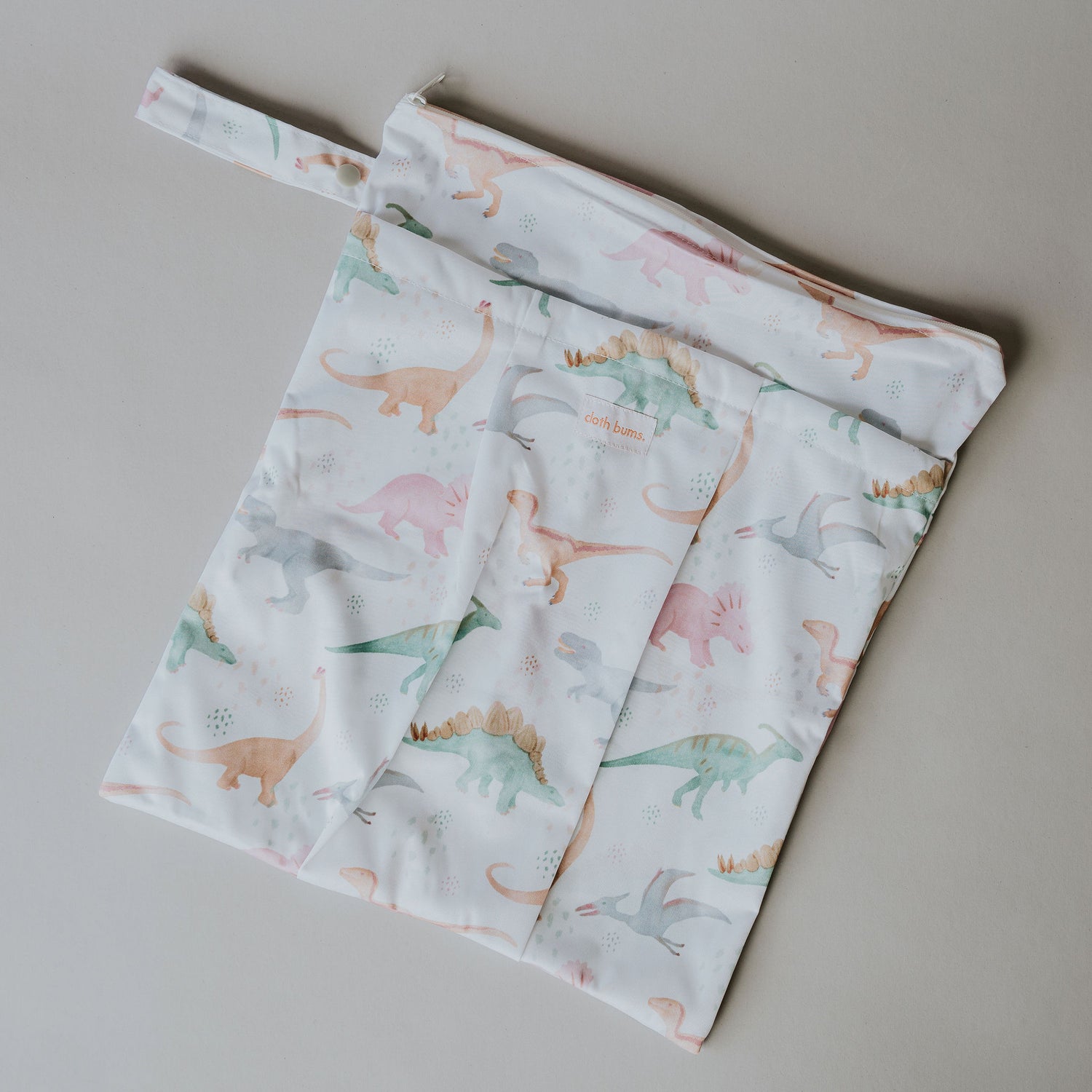 Large Double Pocket Wet Bag - Prehistoric