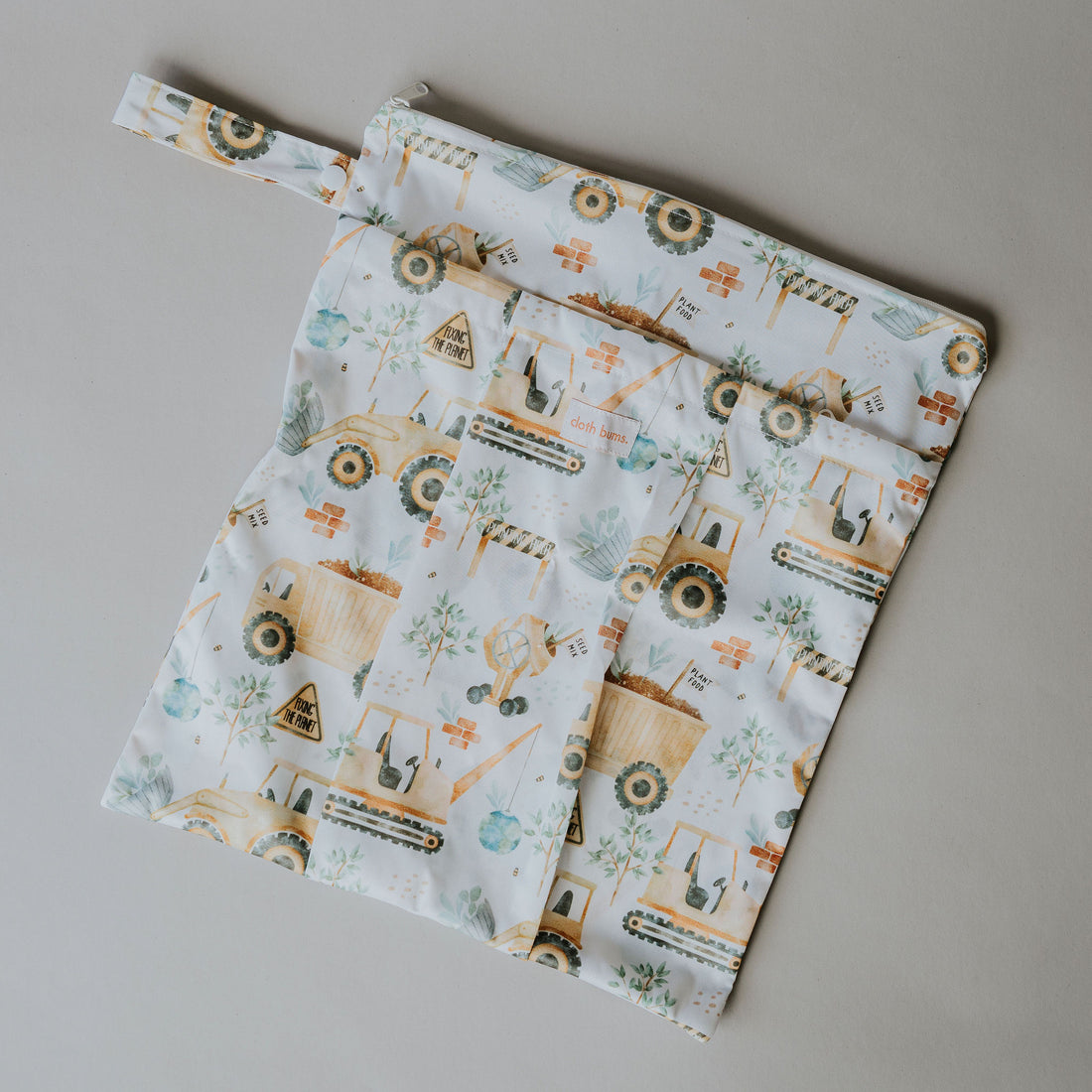 Large Double Pocket Wet Bag - Gold Digger