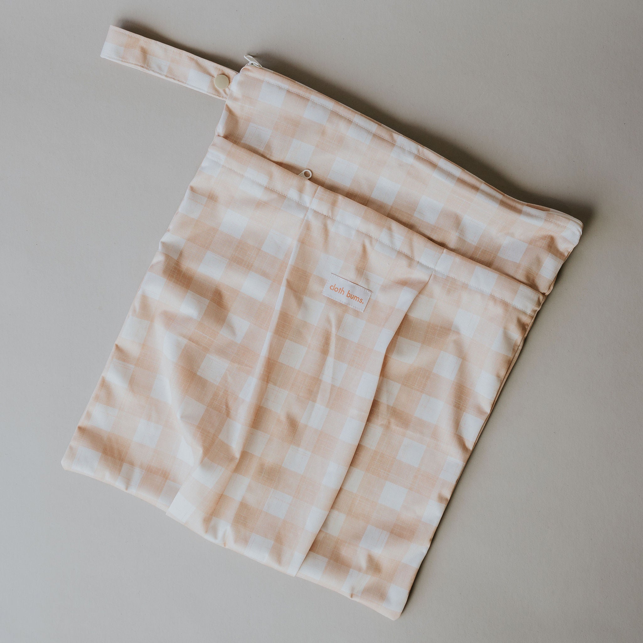 Large Double Pocket Wet Bag - Champagne