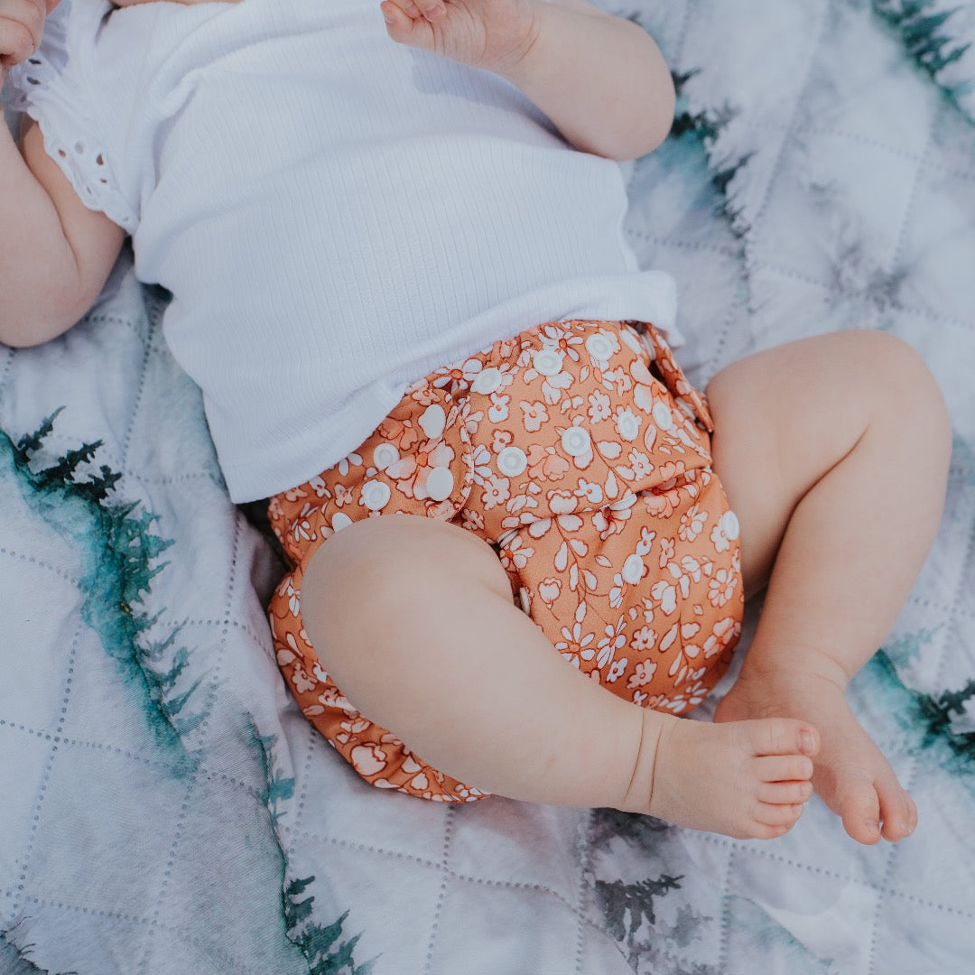 PIXIE One Size Fits Most Cloth Nappy - Lady Marmalade