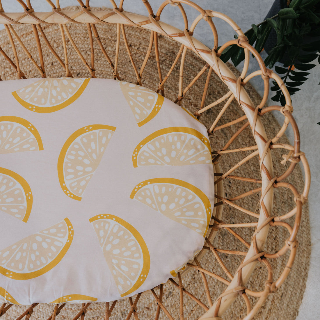 Co-Sleeper Waterproof Sheet - Pink Lemonade
