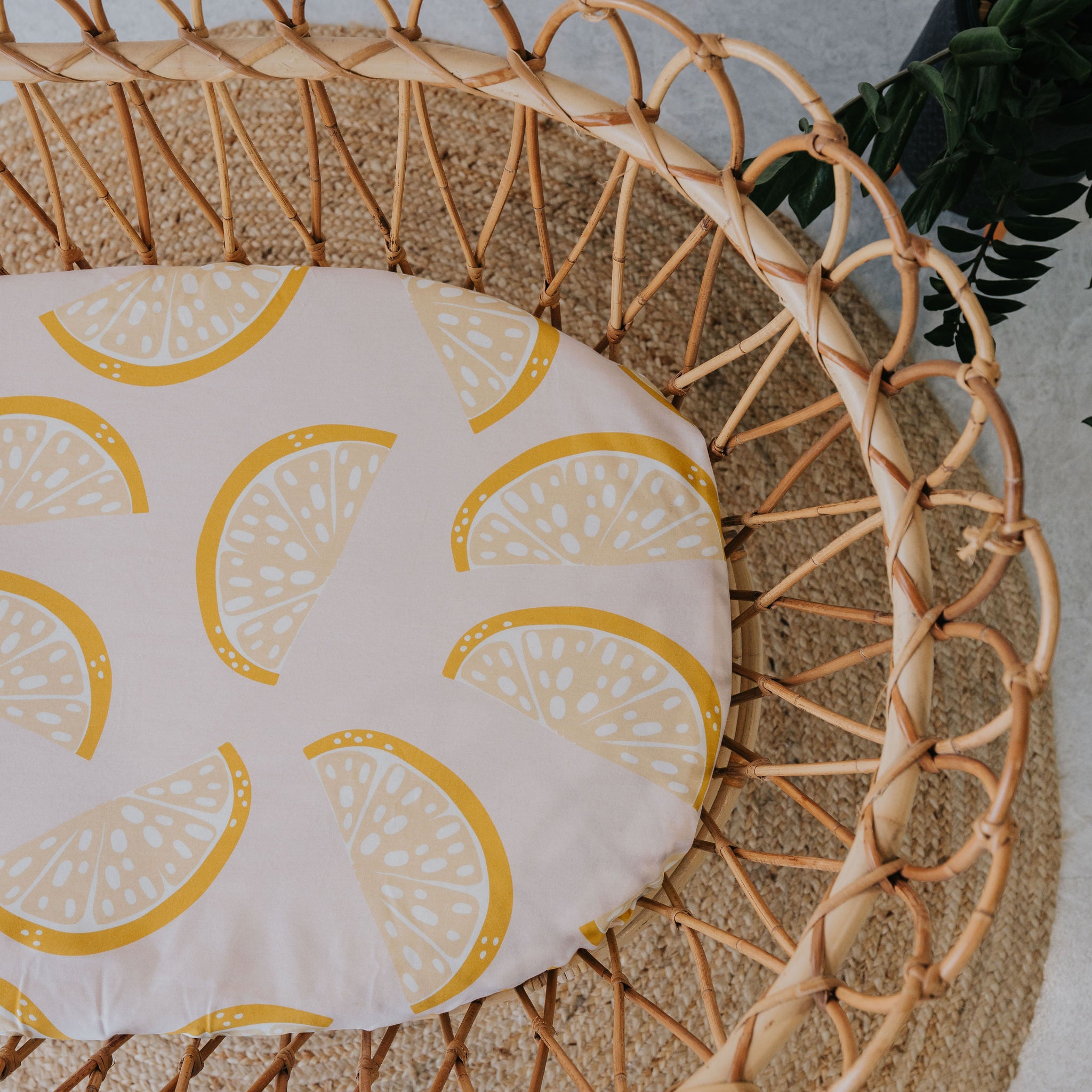 Co-Sleeper Waterproof Sheet - Pink Lemonade