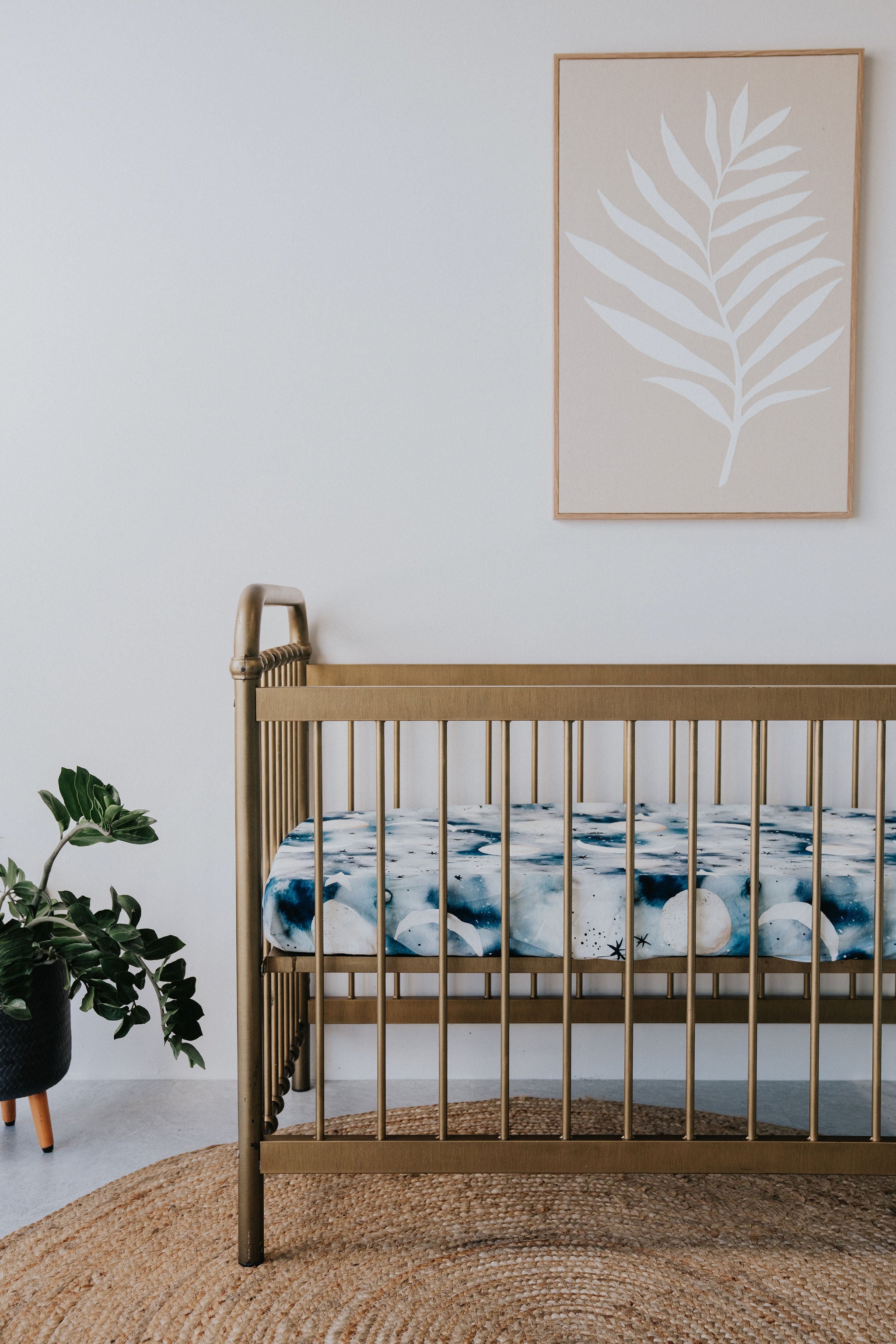Waterproof Cot Sheet - Milky Way