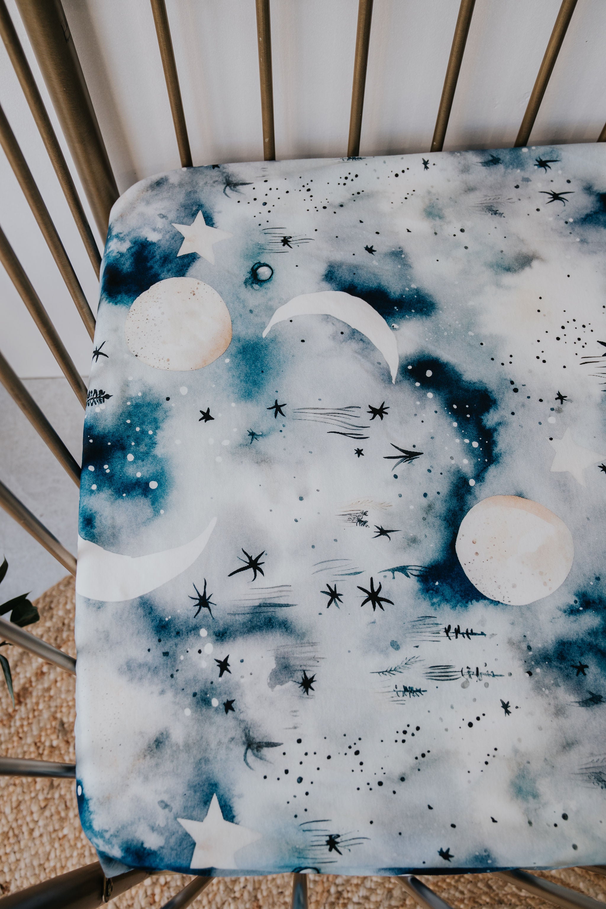 Waterproof Cot Sheet - Milky Way
