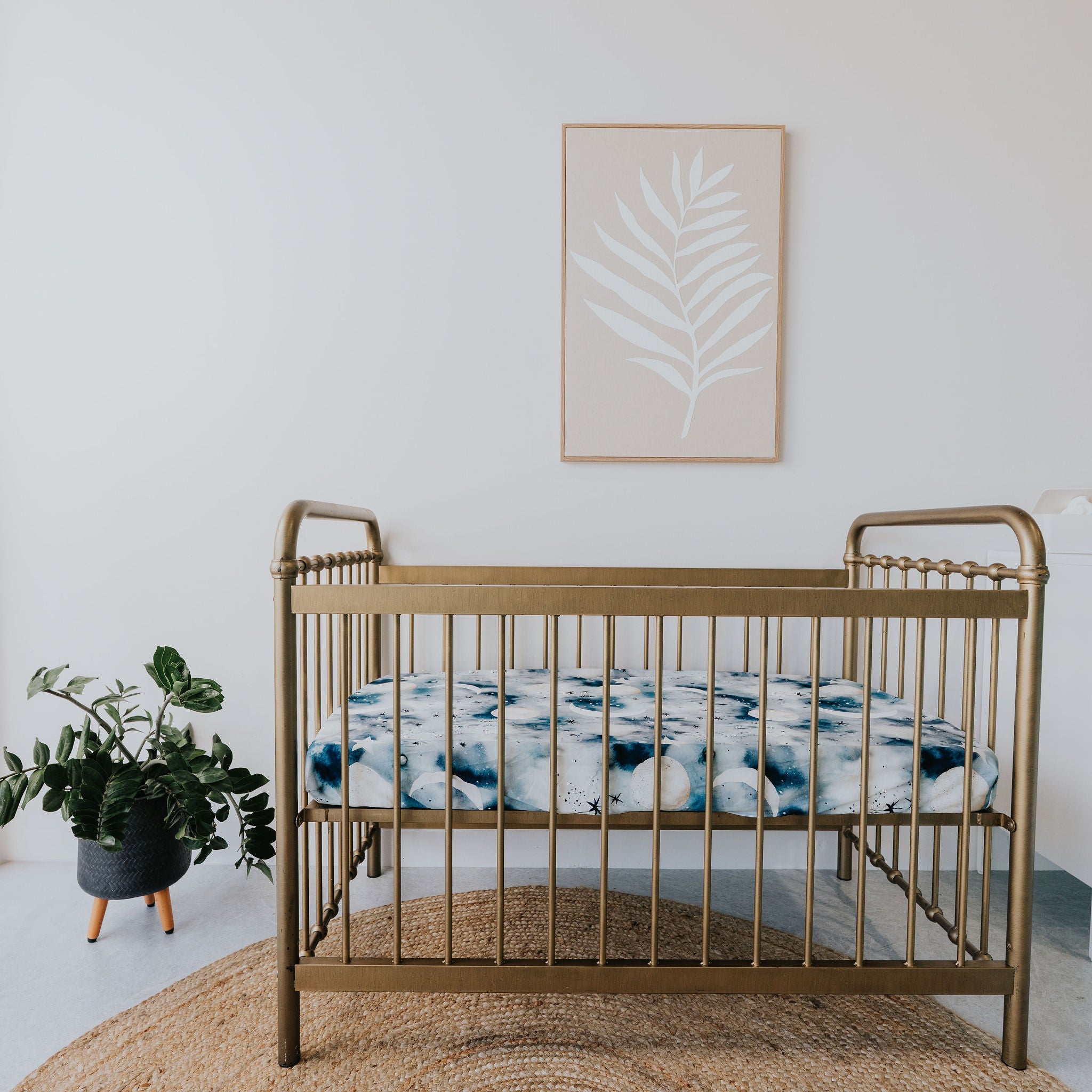 Waterproof Cot Sheet - Milky Way