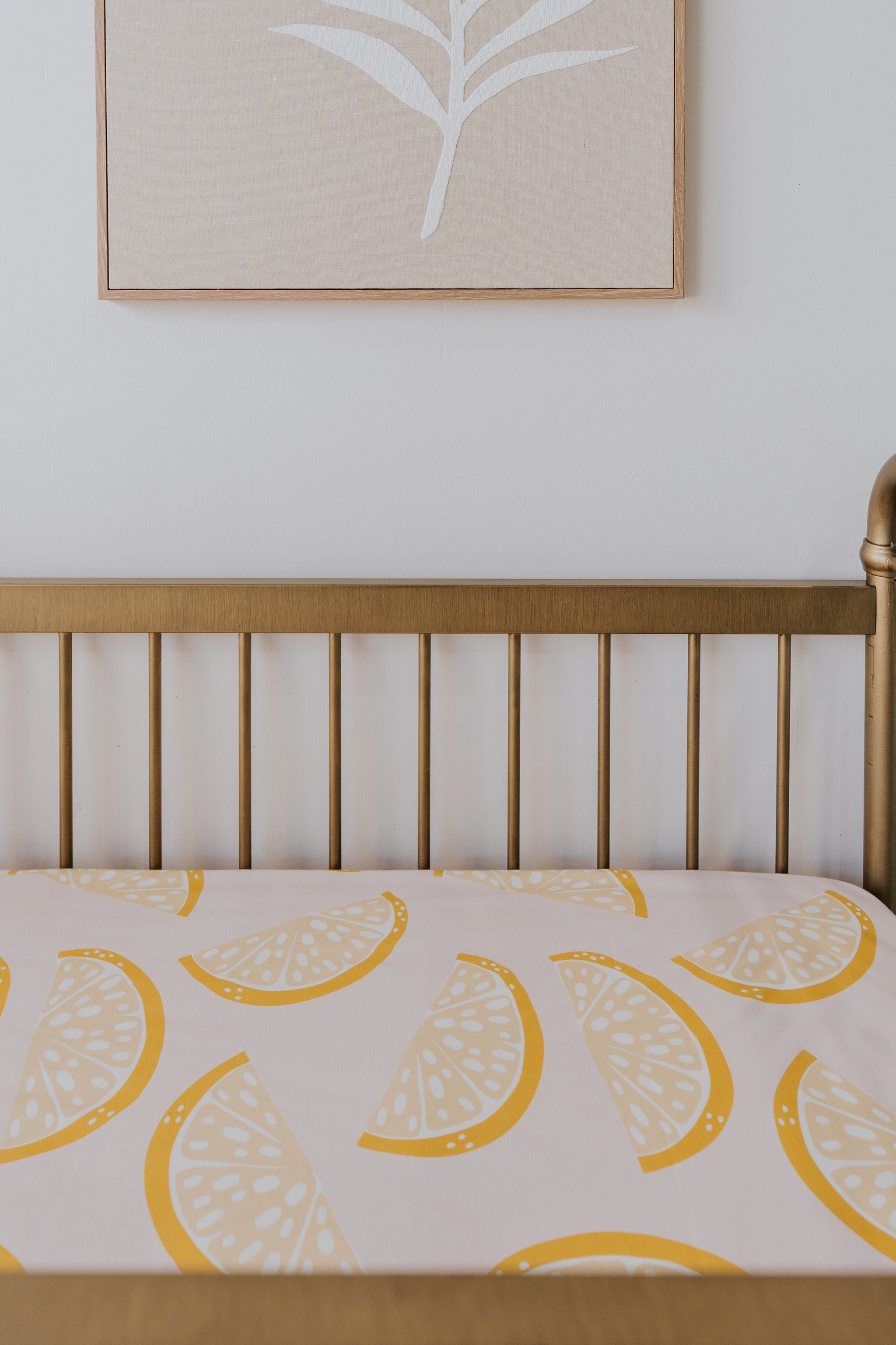Waterproof Cot Sheet - Pink Lemonade