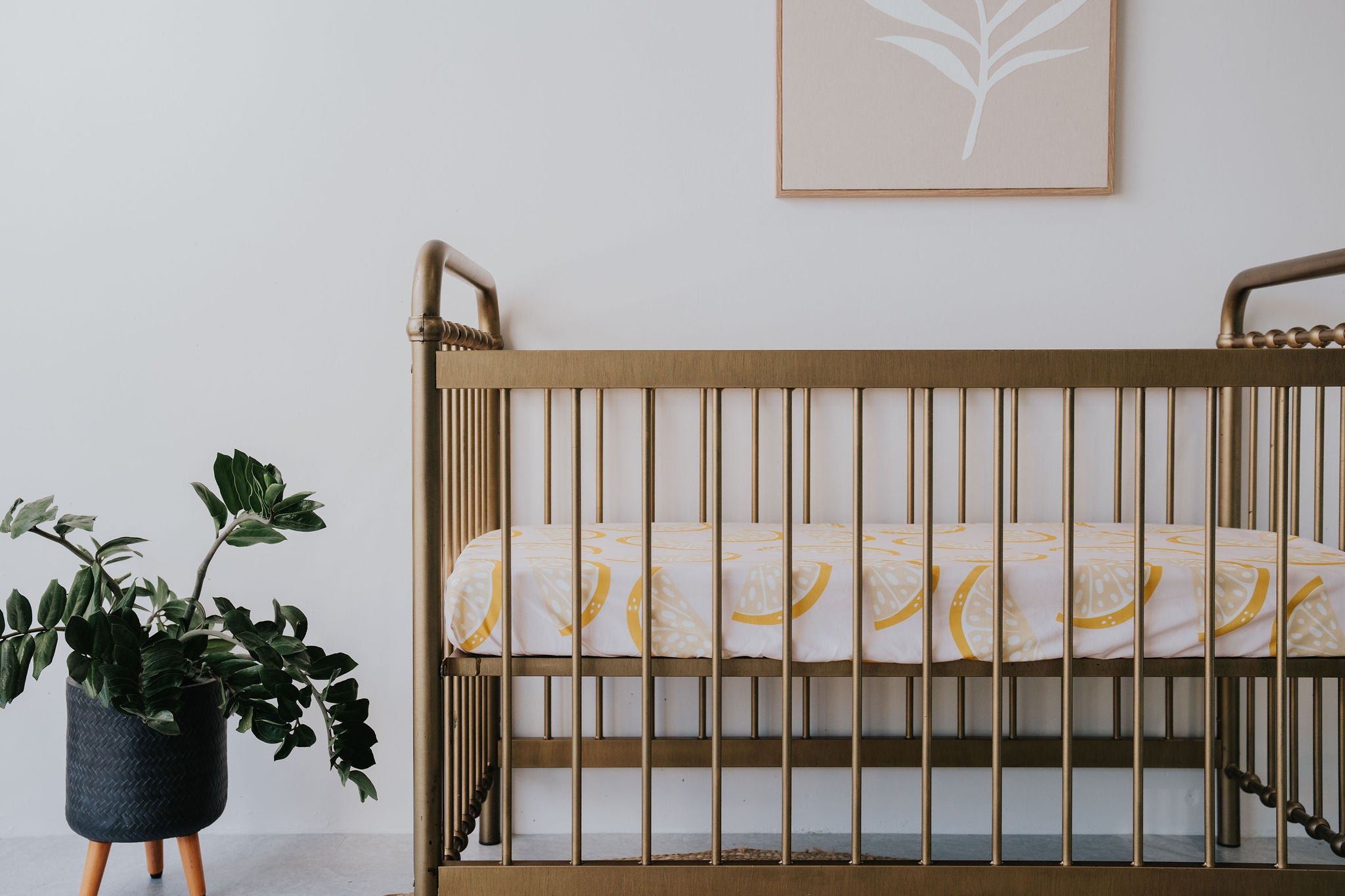 Waterproof Cot Sheet - Pink Lemonade