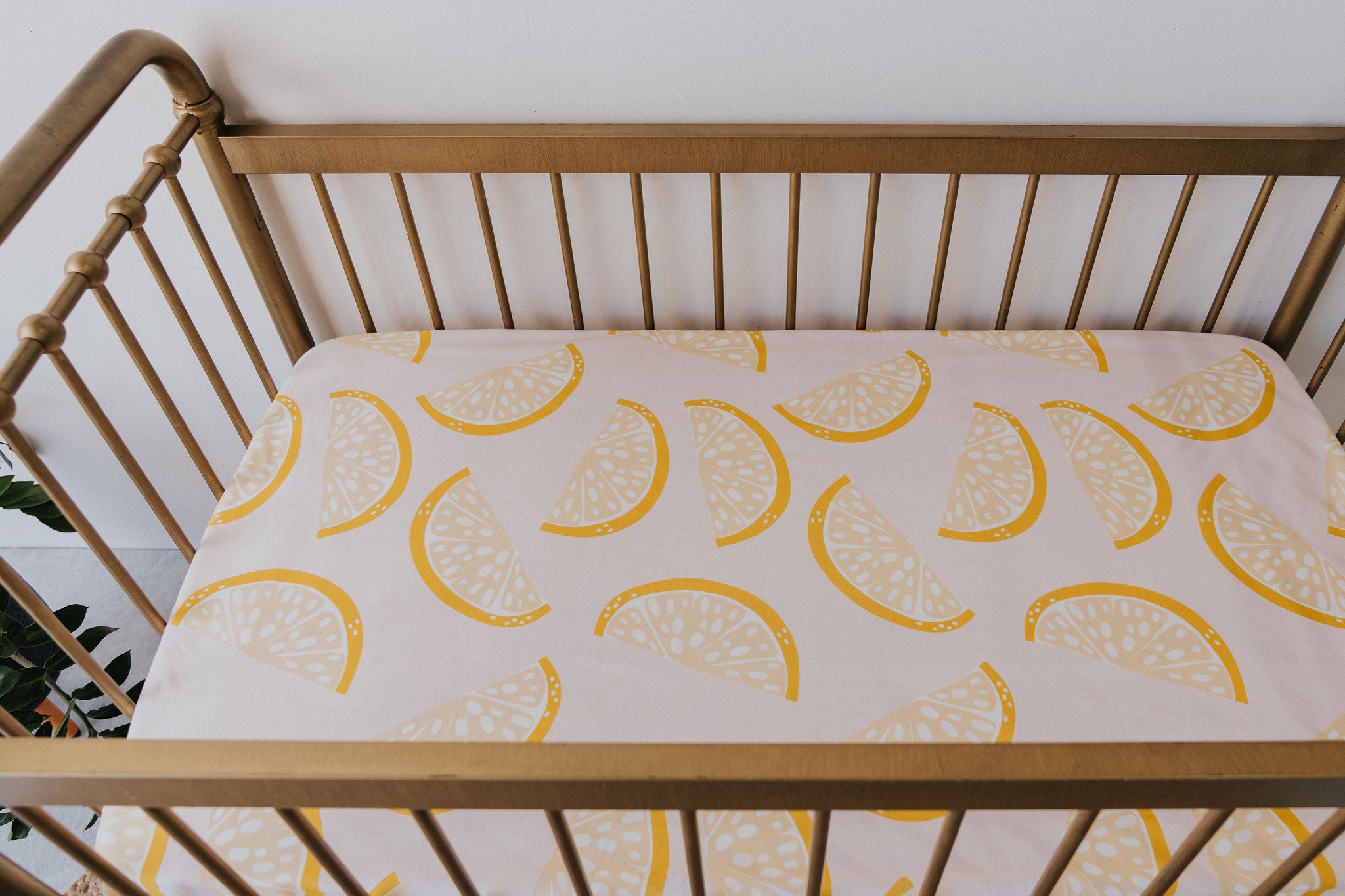 Waterproof Cot Sheet - Pink Lemonade