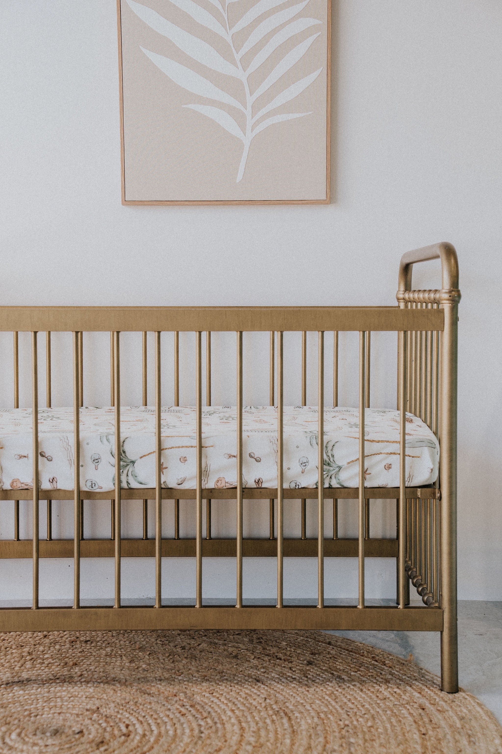 Waterproof Cot Sheet - Retro Sands