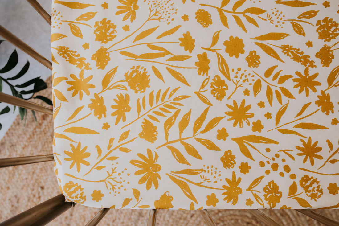 Waterproof Cot Sheet - Golden Hour