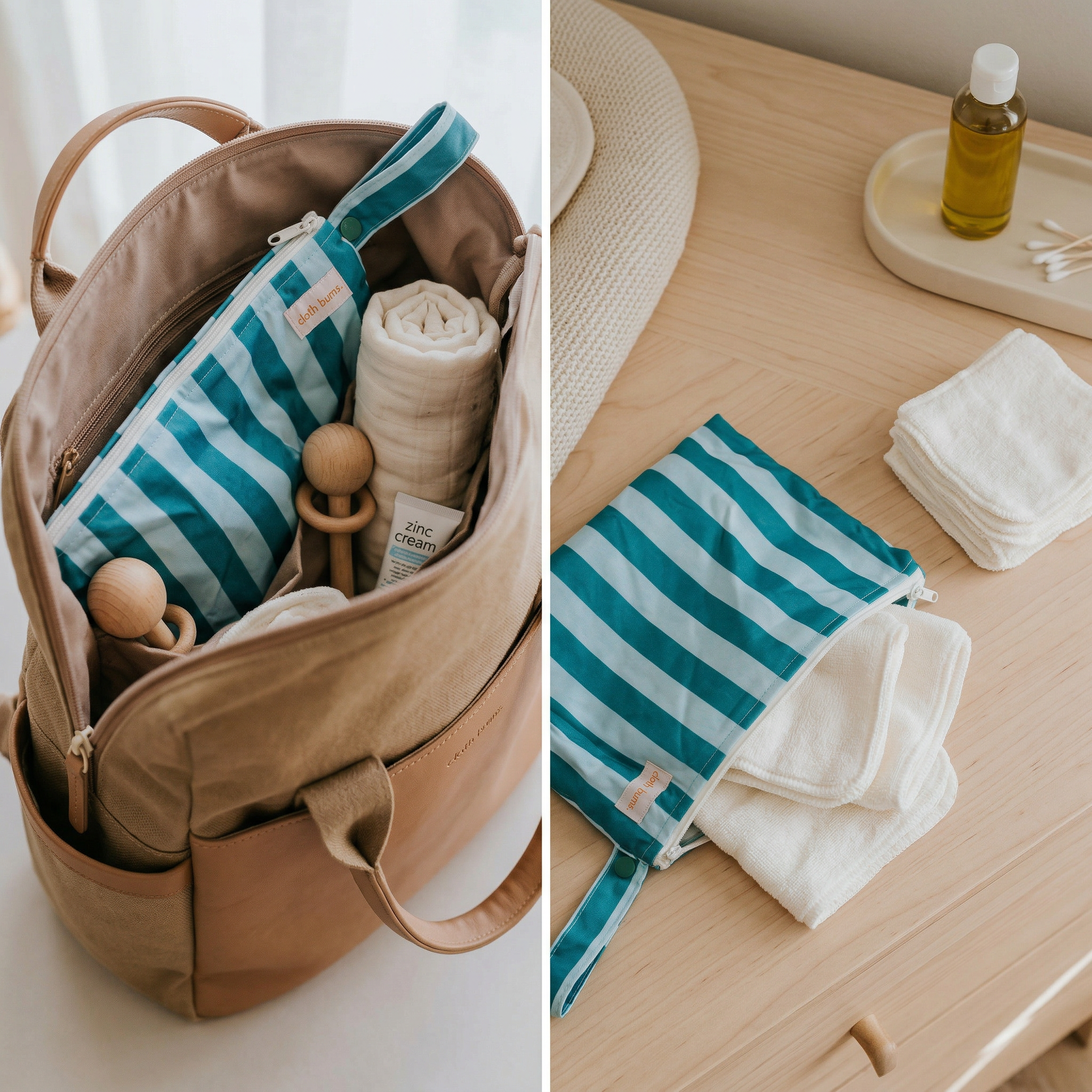 Small Wet Bag - Tide Line