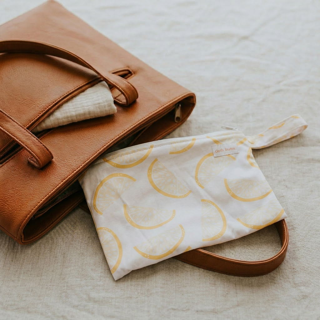 Small Wet Bag - Pink Lemonade