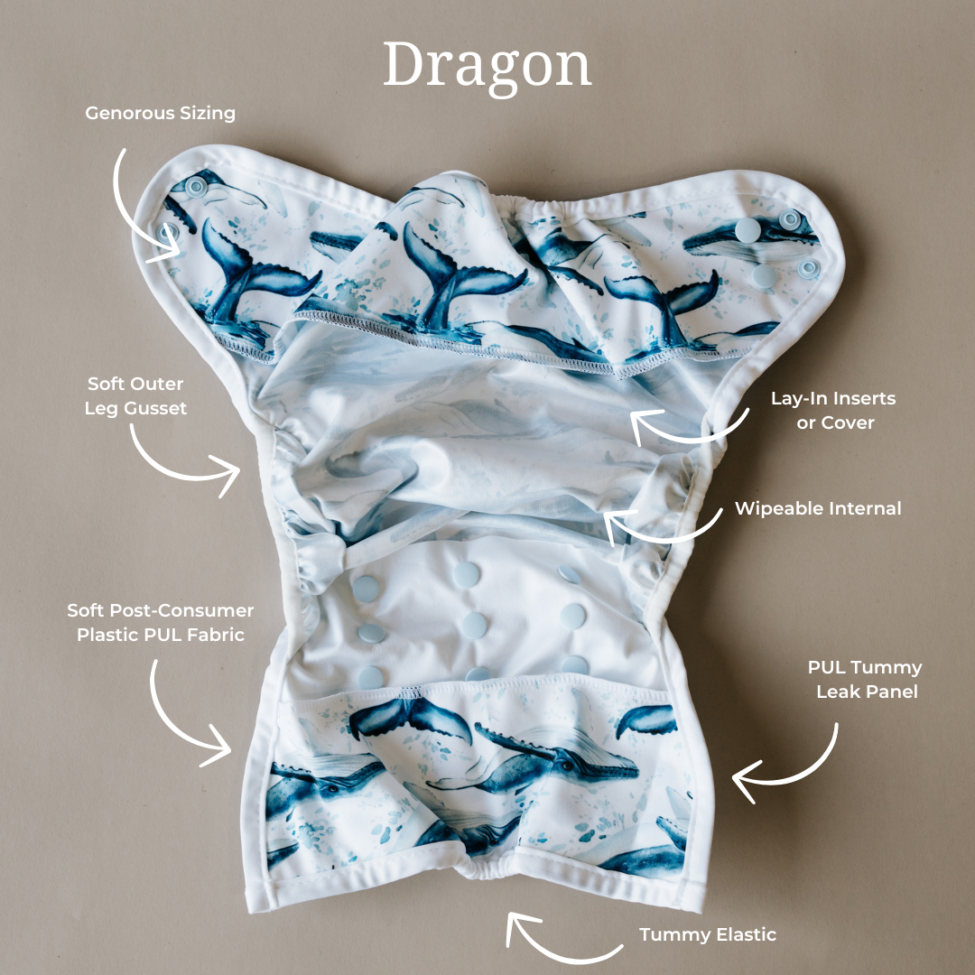 One Size Cover Dragon Wrap - Speckled Egg