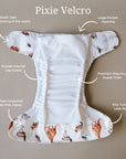 PIXIE One Size Fits Most Cloth Nappy Trial Pack