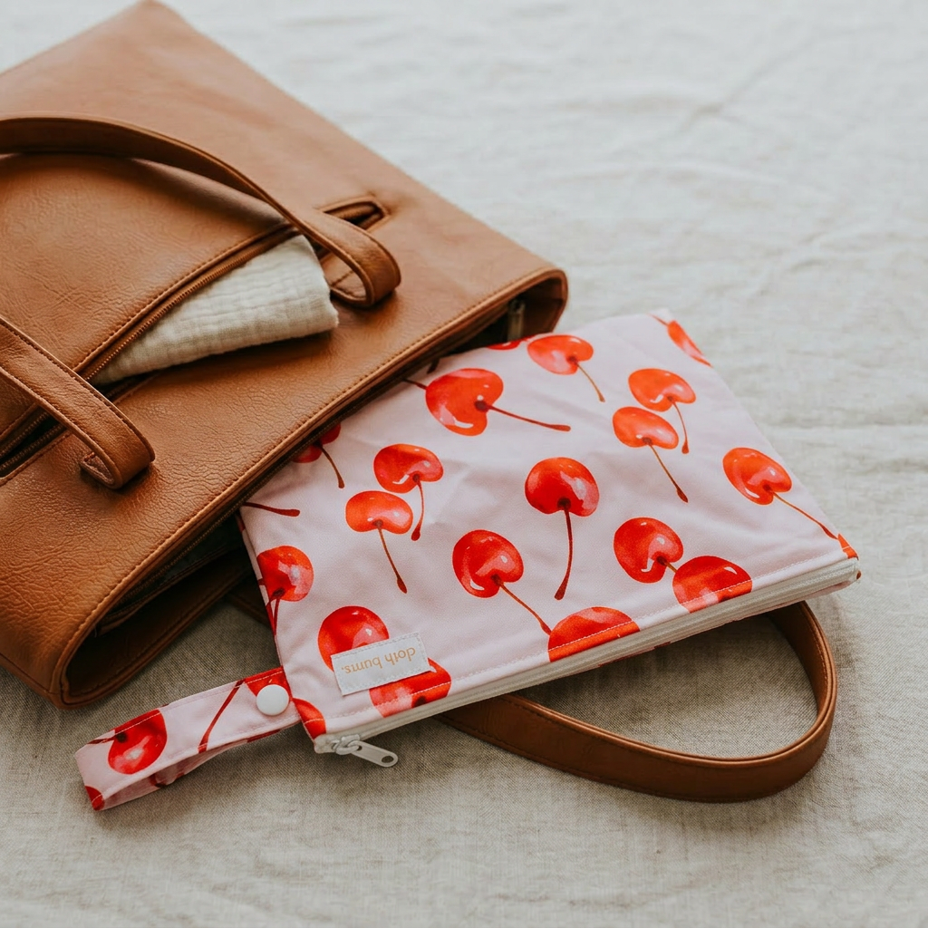 Small Wet Bag - Cherry Pop